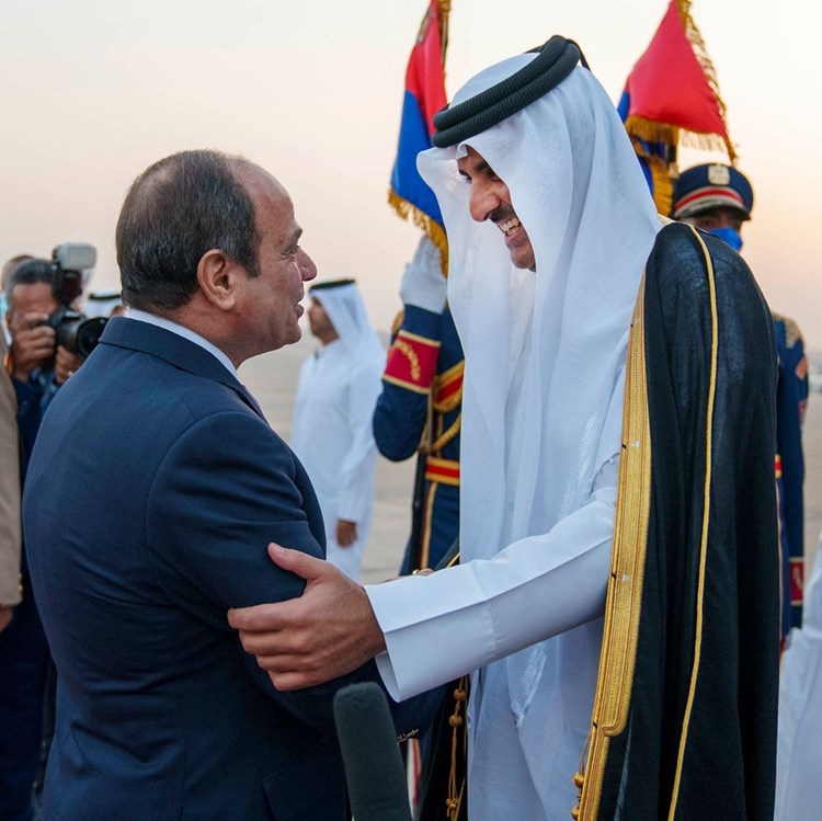 أمير قطر في ختام زيارته مصر: بحثنا سبل تعزيز التعاون بين البلدين